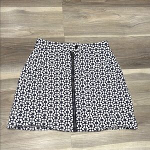 🏴 Rebecca Minkoff Black and White A-Line Mini Skirt size 8